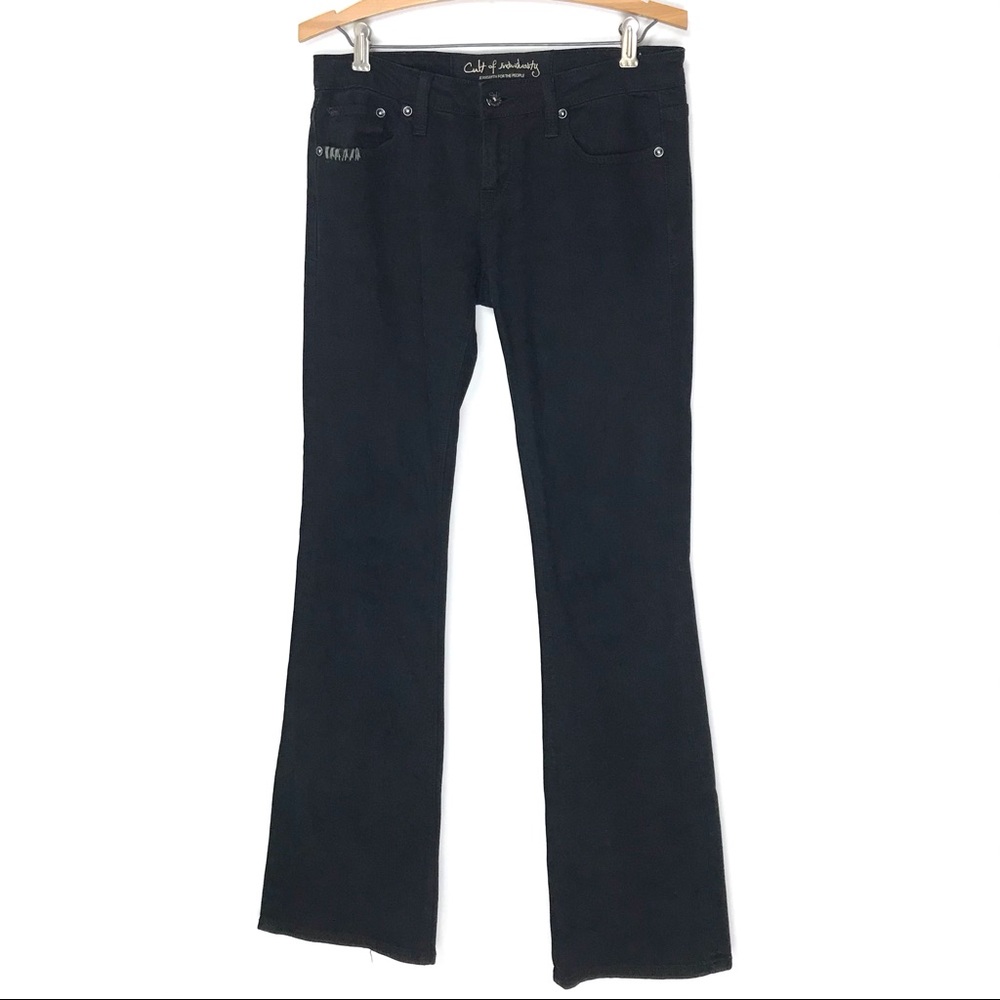 Cult of Individuality 27 Low Rise Boot Black Jeans
